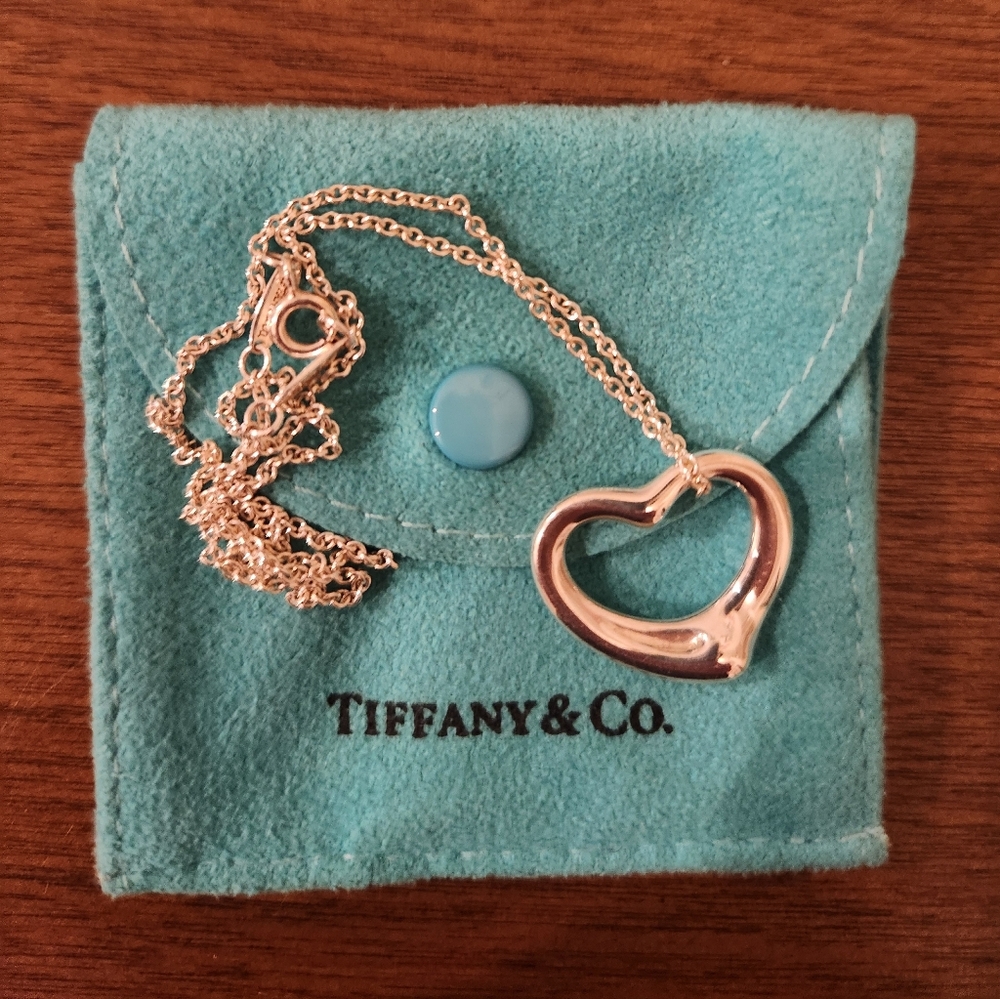 Tiffany & Co. Open Heart Necklace